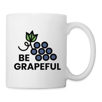 Be Grapeful - Mug - white - Right