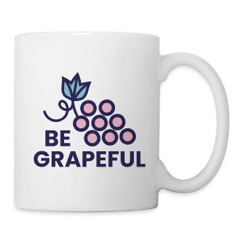 Be Grapeful - Mug - white - Right