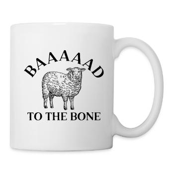 Baaaaad To The Bone - Mug - white - Right