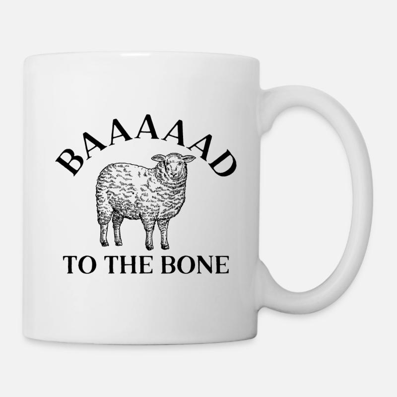 Baaaaad bis auf die Knochen - Tasse - Weiß