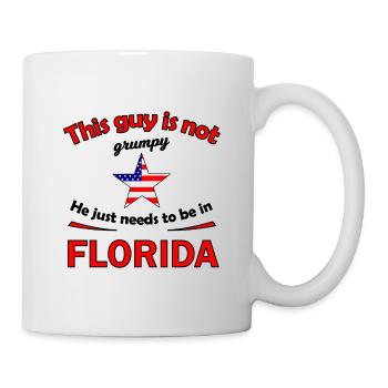 Urlaub in Florida - Tasse - Weiß - Rechts