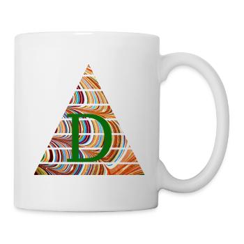 Triangle E 56 D - Mug blanc - blanc - Droite