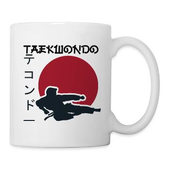 taekwondo. martial arts. Gift idea. Japan - Mug - white - Right