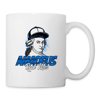 Amadeus Rock Me | Wolfgang Amadeus Mozart Klassik - Tasse - Weiß - Rechts