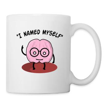 Je me suis nommé, jeu de mots amusant - Mug blanc - blanc - Droite