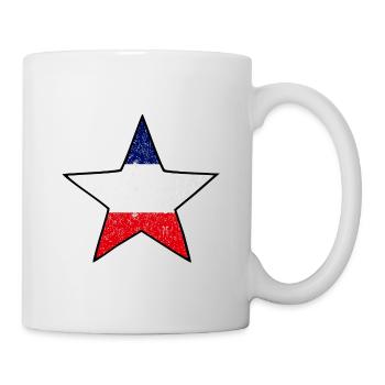 Stern aus Frankreich - Tasse - Weiß - Rechts