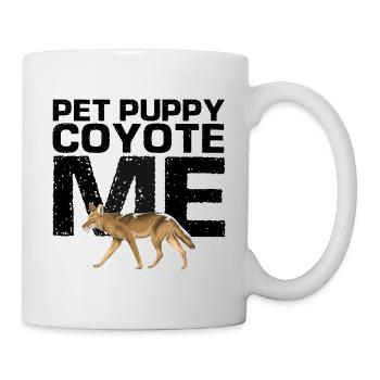 Conception de coyote pour les réacteurs de coyote - Mug blanc - blanc - Droite