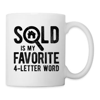Immobilien-Händler Für Immobilien-Makler - Tasse - Weiß - Rechts