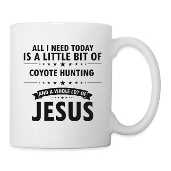 Conception de coyote pour les réacteurs de coyote - Mug blanc - blanc - Droite