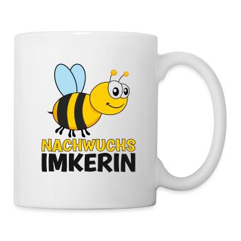 Nachwuchs Imkerin Biene Kinder Baby Mädchen - Tasse - Weiß - Rechts