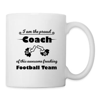 Der beste Trainer - Tasse - Weiß - Rechts