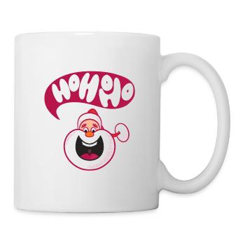 Ho, Ho, Ho - Père Noël - Mug blanc - blanc - Droite