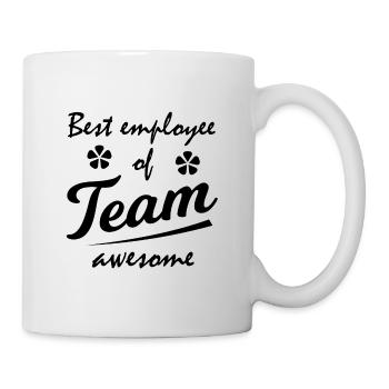 The best employee - Mug - white - Right