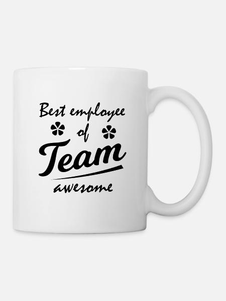 Der beste Mitarbeiter - Tasse - Weiß