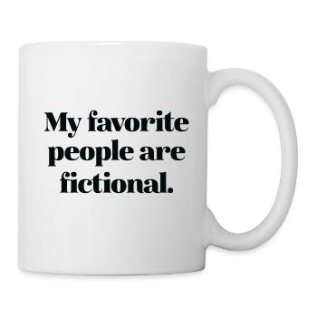 Mes personnes préférées sont fictives - Mug blanc - blanc - Droite