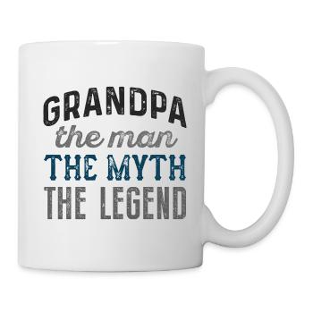 Grandpa The Man The Myth The Legend - Mug - white - Right