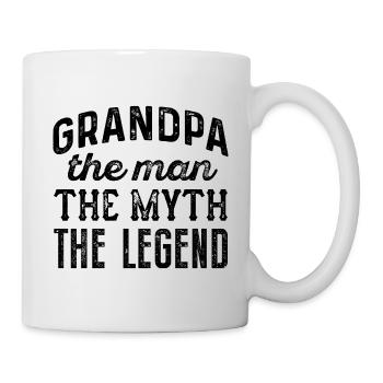 Grandpa The Man The Myth The Legend - Mug - white - Right
