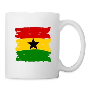Die Farben Ghanas - Tasse - Weiß - Rechts