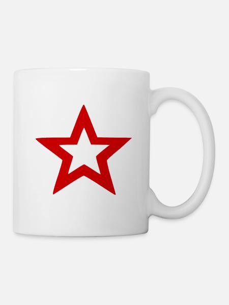 Der polnische Himmelstern - Tasse - Weiß