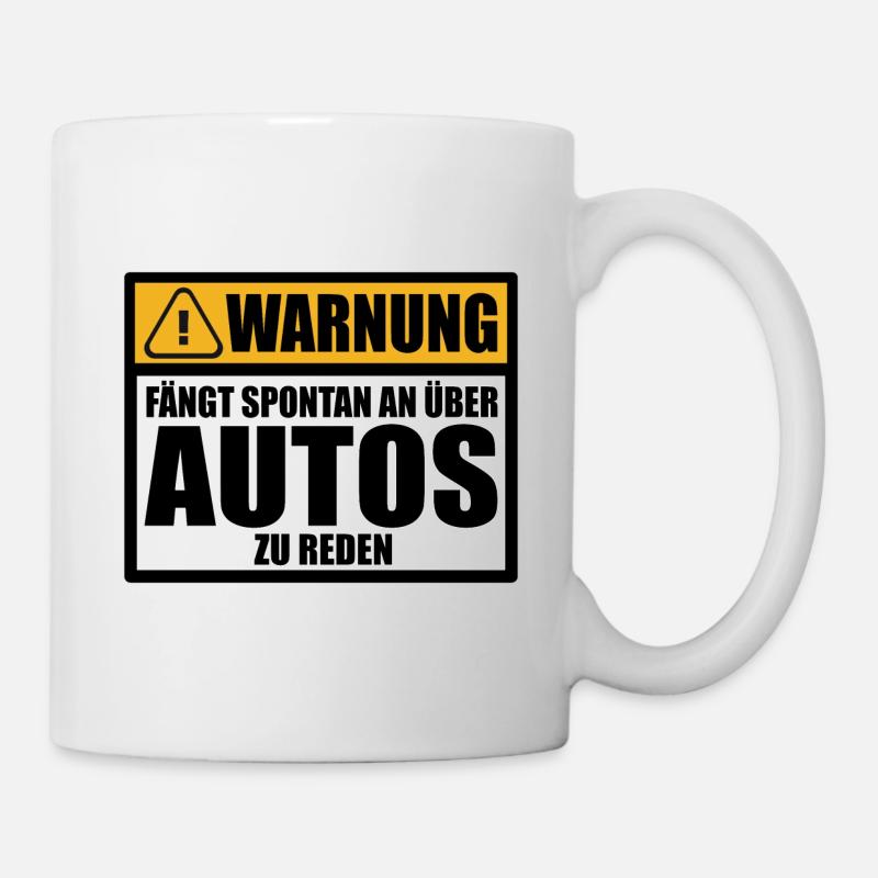 Autoliebhaber Geschenkidee Männer Kleine Lustige - Tasse - Weiß