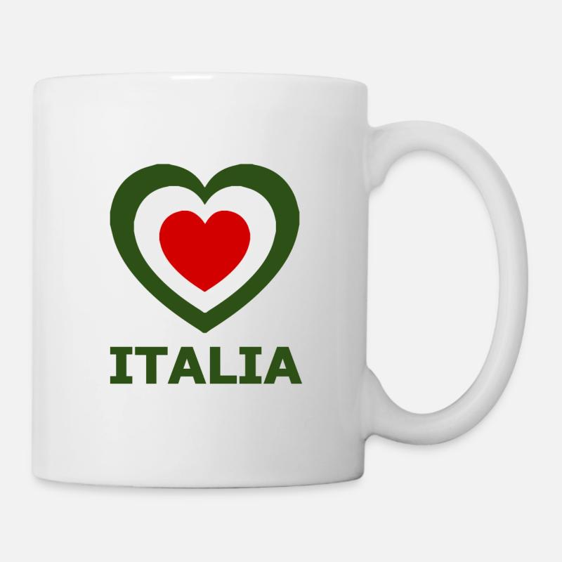 Le cœur de l’Italie - Mug blanc - blanc