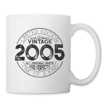Né en 2005 Cadeau d’anniversaire vintage - Mug blanc - blanc - Droite