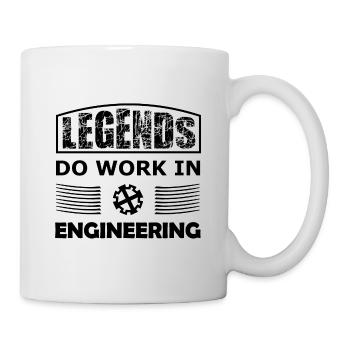 Les professionnels de l’ingénierie - Mug blanc - blanc - Droite