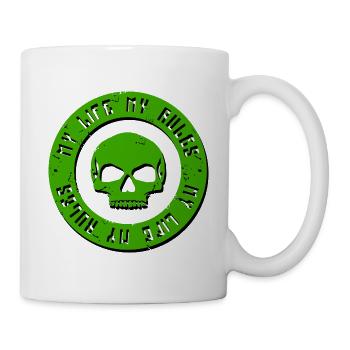 My Life My Rules - Mug - white - Right
