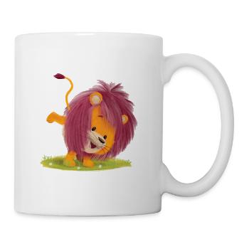 Lio Löwe - Tasse - Weiß - Rechts