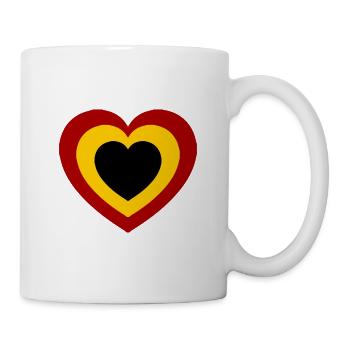 L’amour belge - Mug blanc - blanc - Droite
