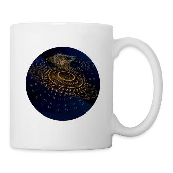 Some circle - Mug blanc - blanc - Droite