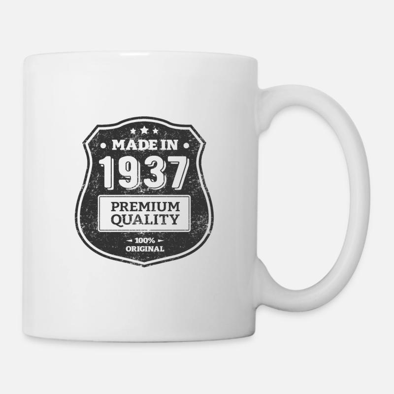 HERGESTELLT 1937 - Tasse - Weiß