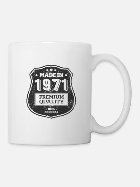MADE IN 1971 - Mug - white