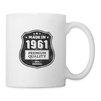 HERGESTELLT 1961 - Tasse - Weiß - Rechts