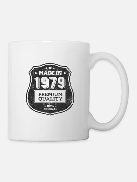 HERGESTELLT 1979 - Tasse - Weiß