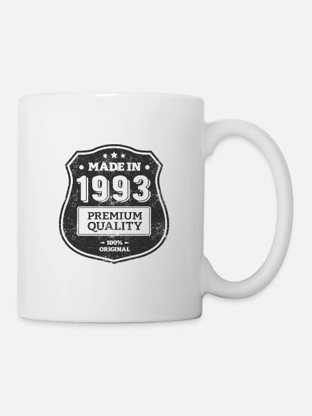HERGESTELLT 1993 - Tasse - Weiß
