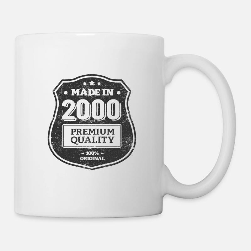 HERGESTELLT IM JAHR 2000 - Tasse - Weiß