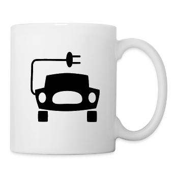 Véhicules électriques - Mug blanc - blanc - Droite