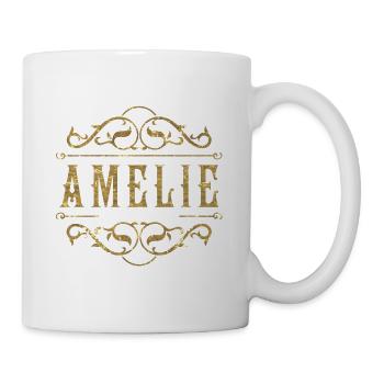 Amelie gold - Tasse - Weiß - Rechts
