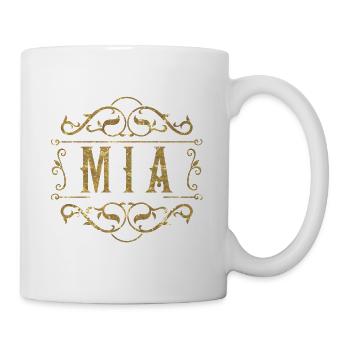 Mia or - Mug blanc - blanc - Droite