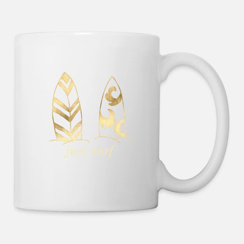 just surf - Mug - white