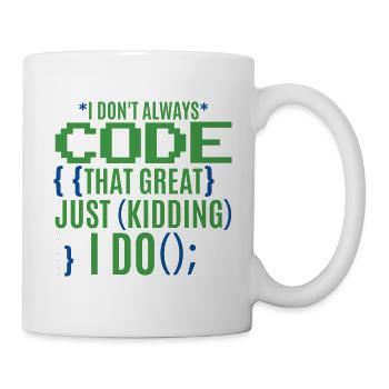 Funny Coder Programmer IT - Mug - white - Right
