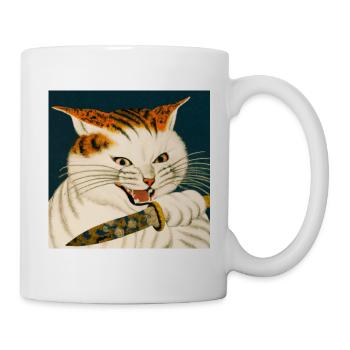 Catana - Japanese Ukiyo Paintings - Mug - white - Right