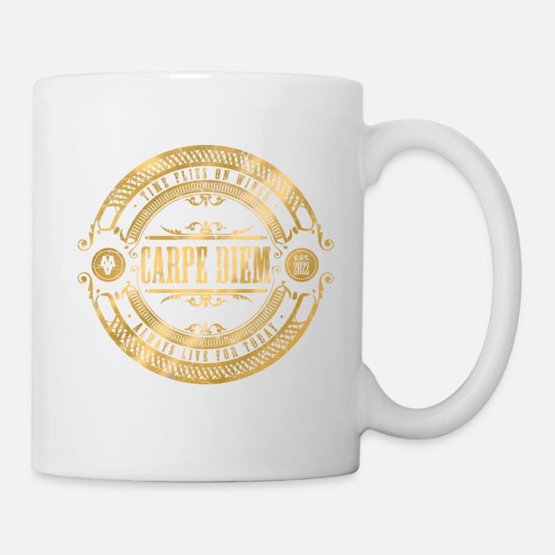 Carpe Diem - Mug blanc - blanc