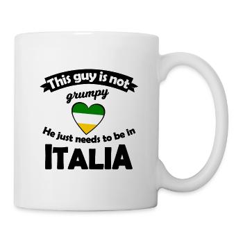 Das italienische Herz - Tasse - Weiß - Rechts