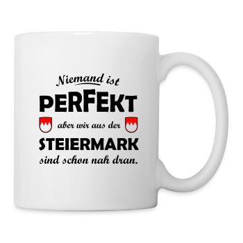 In der Steiermark zuhause - Tasse - Weiß - Rechts