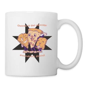 Cheese Is The Ultimate Comfort Food Pizza Lover - Mug - white - Right
