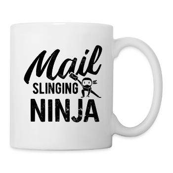 Briefträger Und Paket-Zusteller Für Postboten - Tasse - Weiß - Rechts