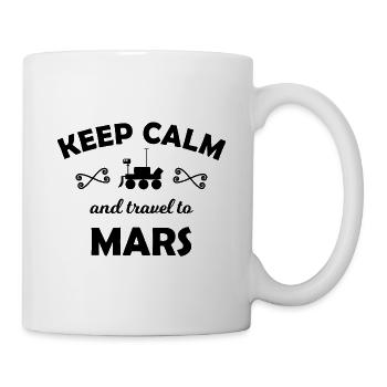 Die Reise zum Mars - Tasse - Weiß - Rechts