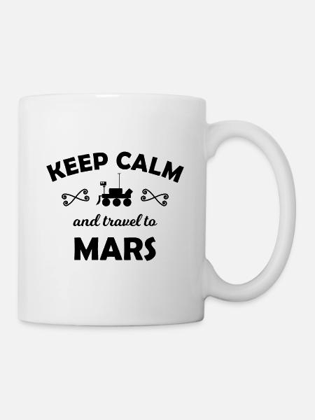 Die Reise zum Mars - Tasse - Weiß